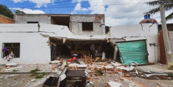 Explota una vivienda en Buenavista, los daños estructurales fueron cuantiosos