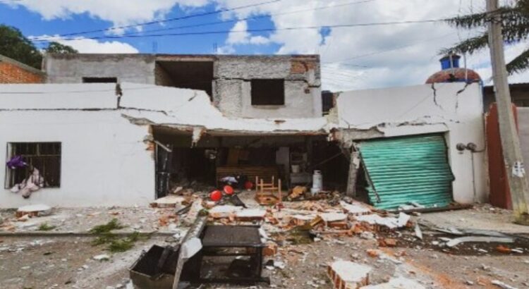 Explota una vivienda en Buenavista, los daños estructurales fueron cuantiosos