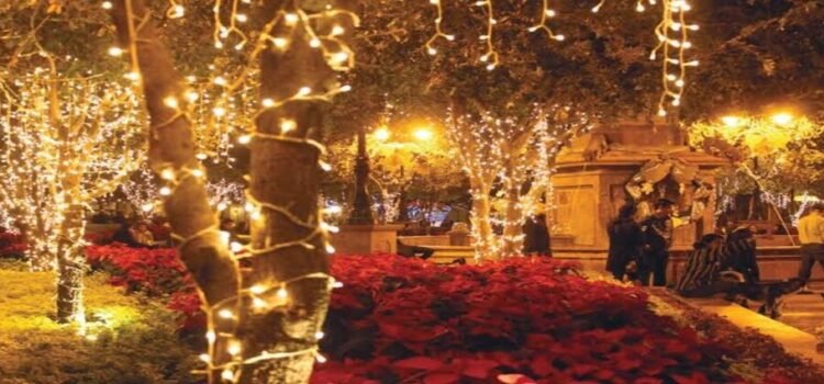 El dia de ayer a las 19:00 dio salida el carro de anuncio para los festejos previos a las fiestas decembrinas
