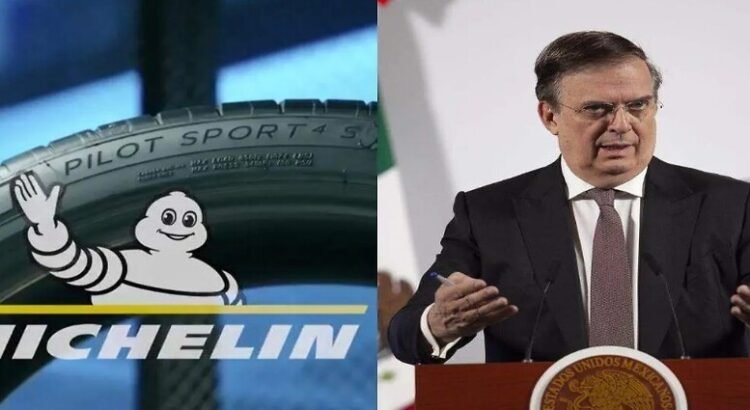 El secretario de Economía, Marcelo Ebrard explica la razón del cierre de la planta de Michelin en Querétaro