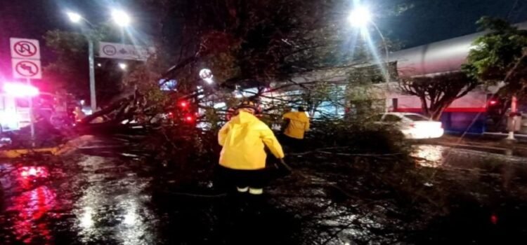 La tromba deja estragos en la zona metropolitana del estado de Querétaro
