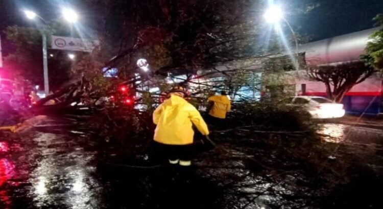 La tromba deja estragos en la zona metropolitana del estado de Querétaro