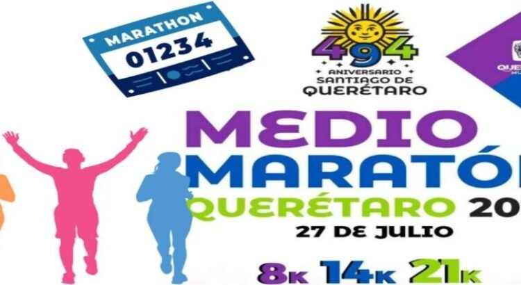 Se da el anuncio de la primera edición del Medio Maratón Querétaro 2025