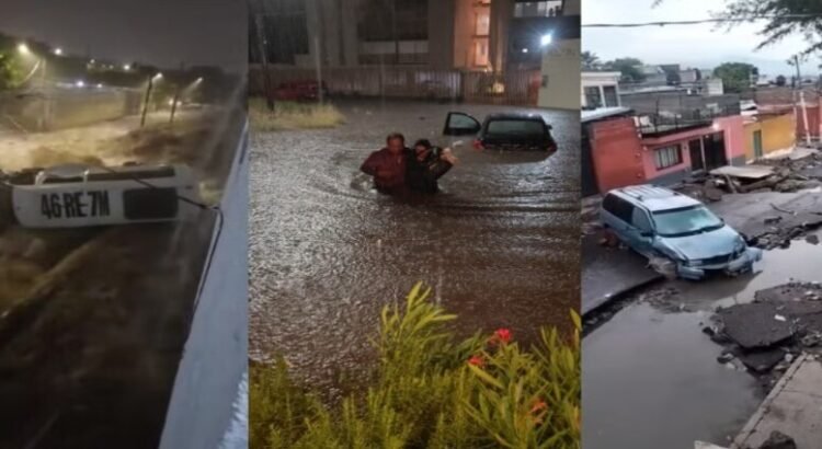 La lluvia de ocho horas en Querétaro deja sin vida a dos personas y viviendas inundadas
