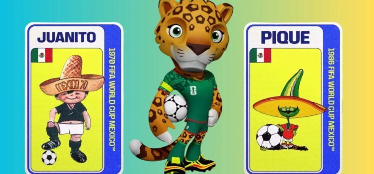 Zayu, el jaguar, se suma a Juanito y Pique: las 3 mascotas que han representado a México en Mundiales