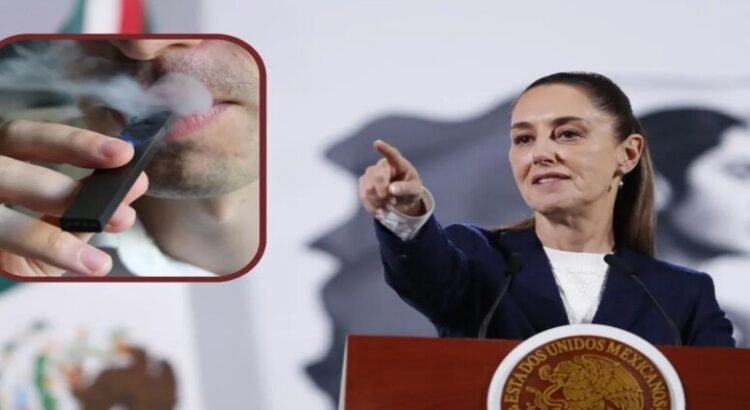 Sheinbaum propone castigar venta y compra de vapeadores con 8 años de cárcel Sheinbaum propone castigar venta y compra de vapeadores con 8 años de cárcel