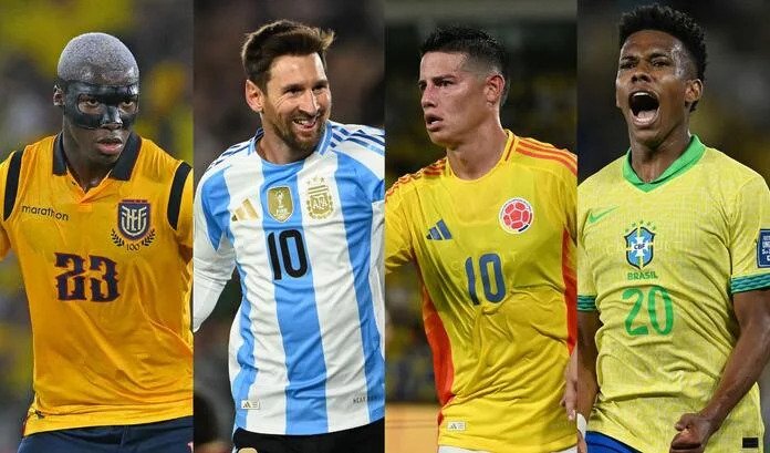 Estas son las selecciones de Conmebol clasificadas al Mundial