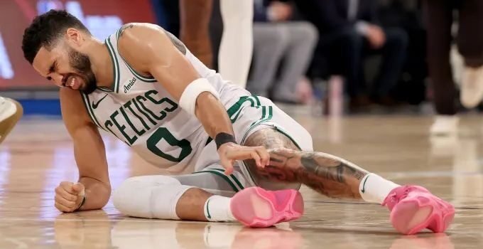 Jayson Tatum mantuvo viva la esperanza de regresar tras su lesión en el tendón de Aquiles
