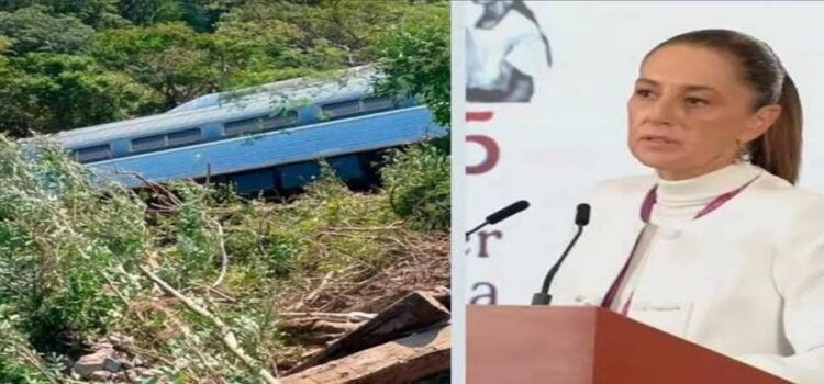 Sheinbaum viajará a Oaxaca tras descarrilamiento del Tren Interoceánico