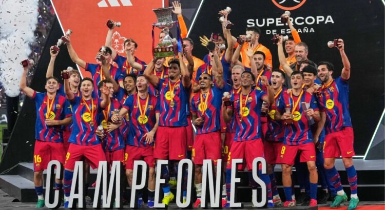 Barcelona derrota a Real Madrid y conquista la Supercopa de España