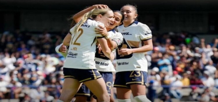 El equipo de Pumas femenil debuta con goliza 4-1 sobre Querétaro